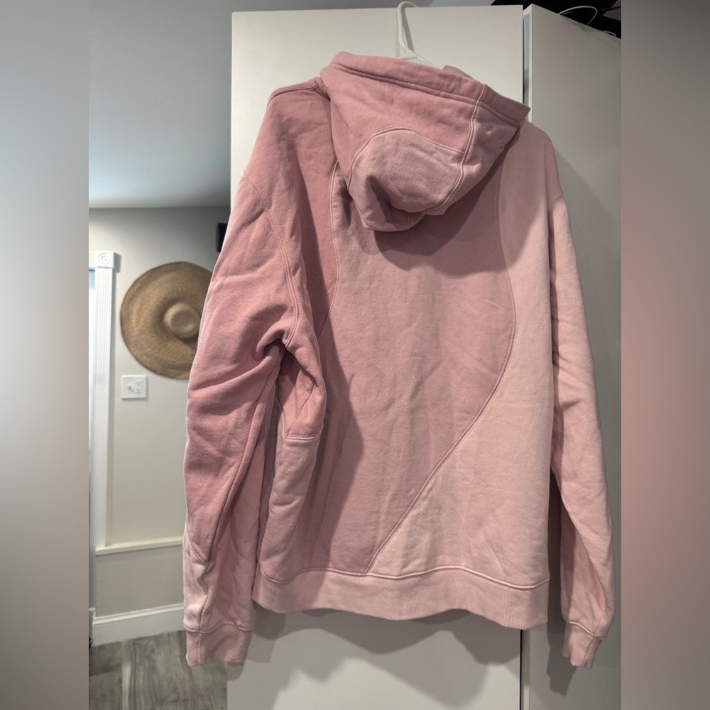 Alo Yoga Make Waves Hoodie and Sweatpant Set Sunset Pink Tonal - Picture 9 of 9